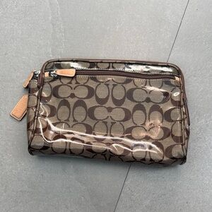 Brown Monogram Clutch